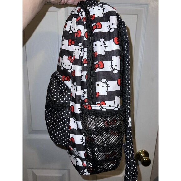Jujube X HELLO KITTY Be Packed Backpack Dots & Stripes Bookbag Travel - Picture 6 of 16